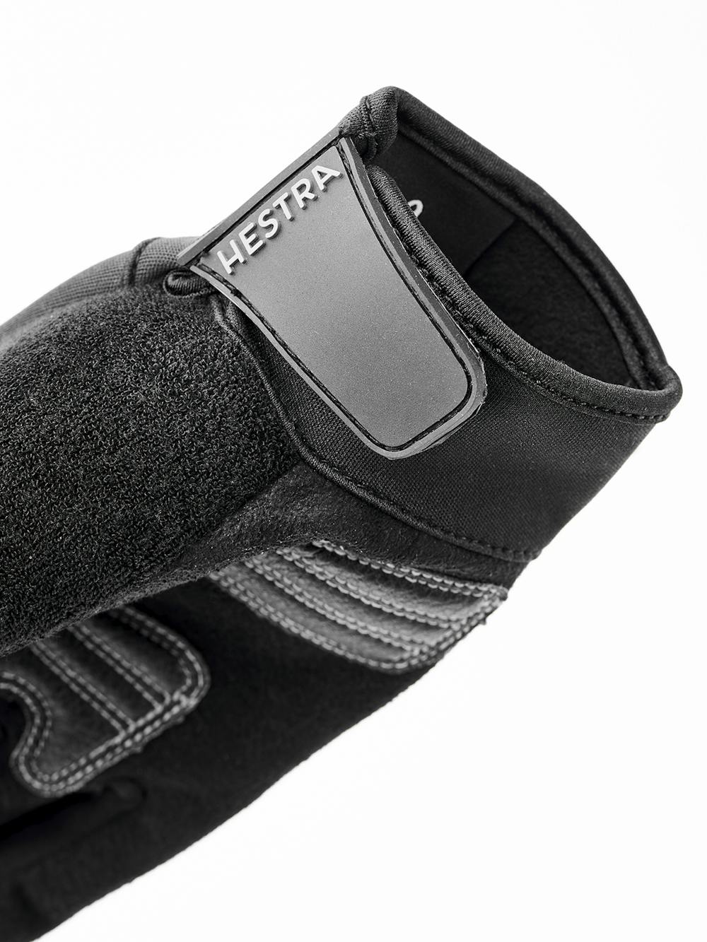 Svart friluftshandske i tyg och syntetisk mocka
 (3 av 4)