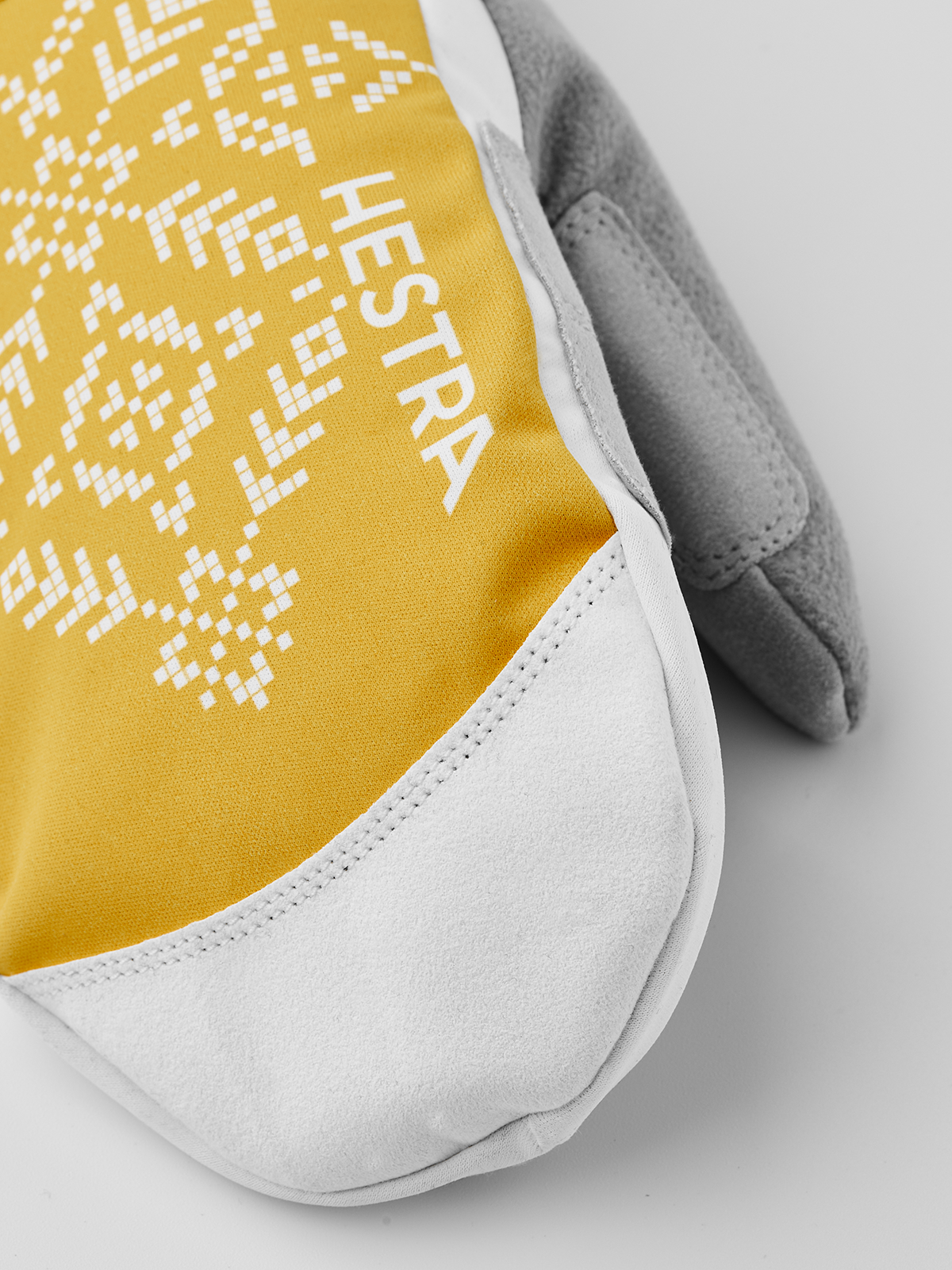 Women´s XC Primaloft Mitt - Yellow print Mitt | Hestra Gloves