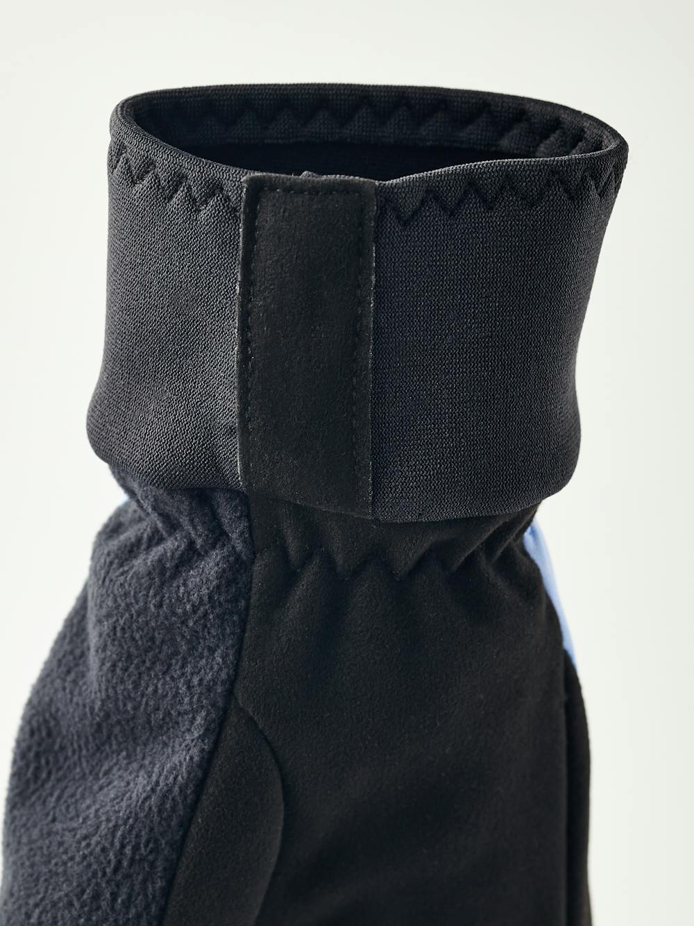 Dark blue print fabric mitten with black palm  (5 of 5)