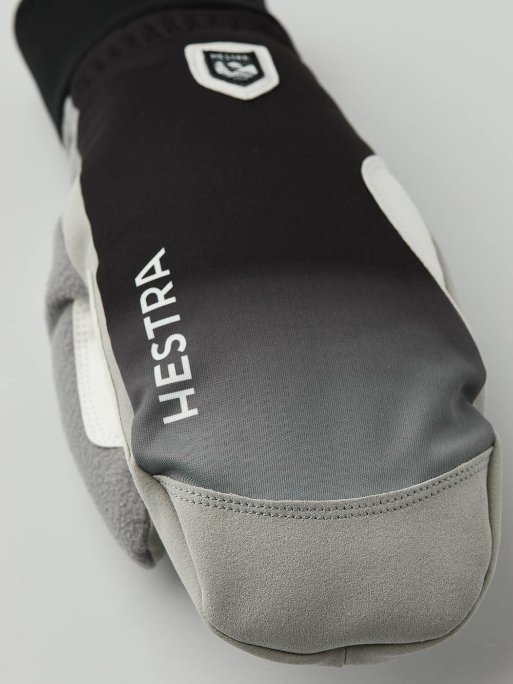 Black fabric mitten with gray palm  (5 of 5)