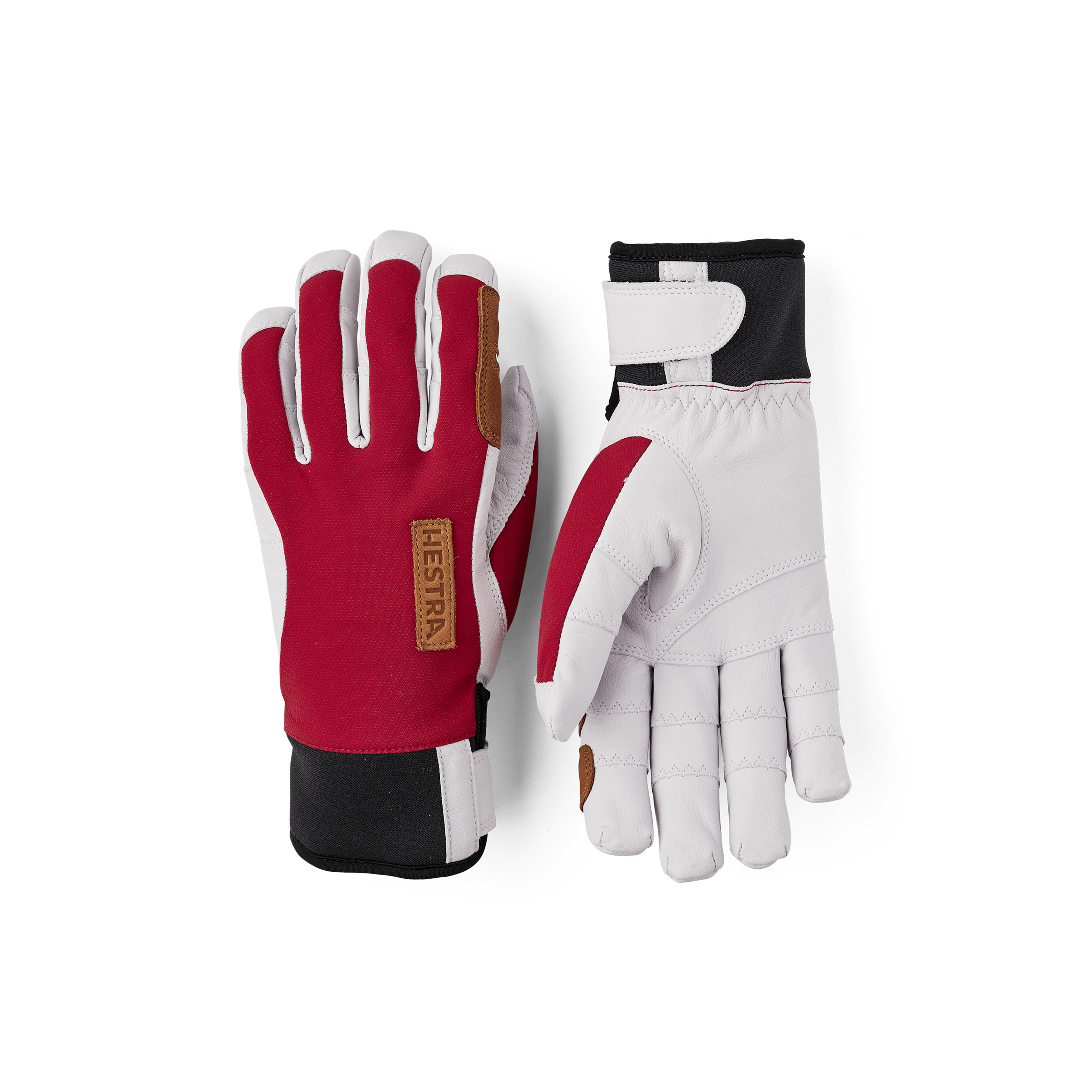Red glove with white goat leather palm
(1 of 9)