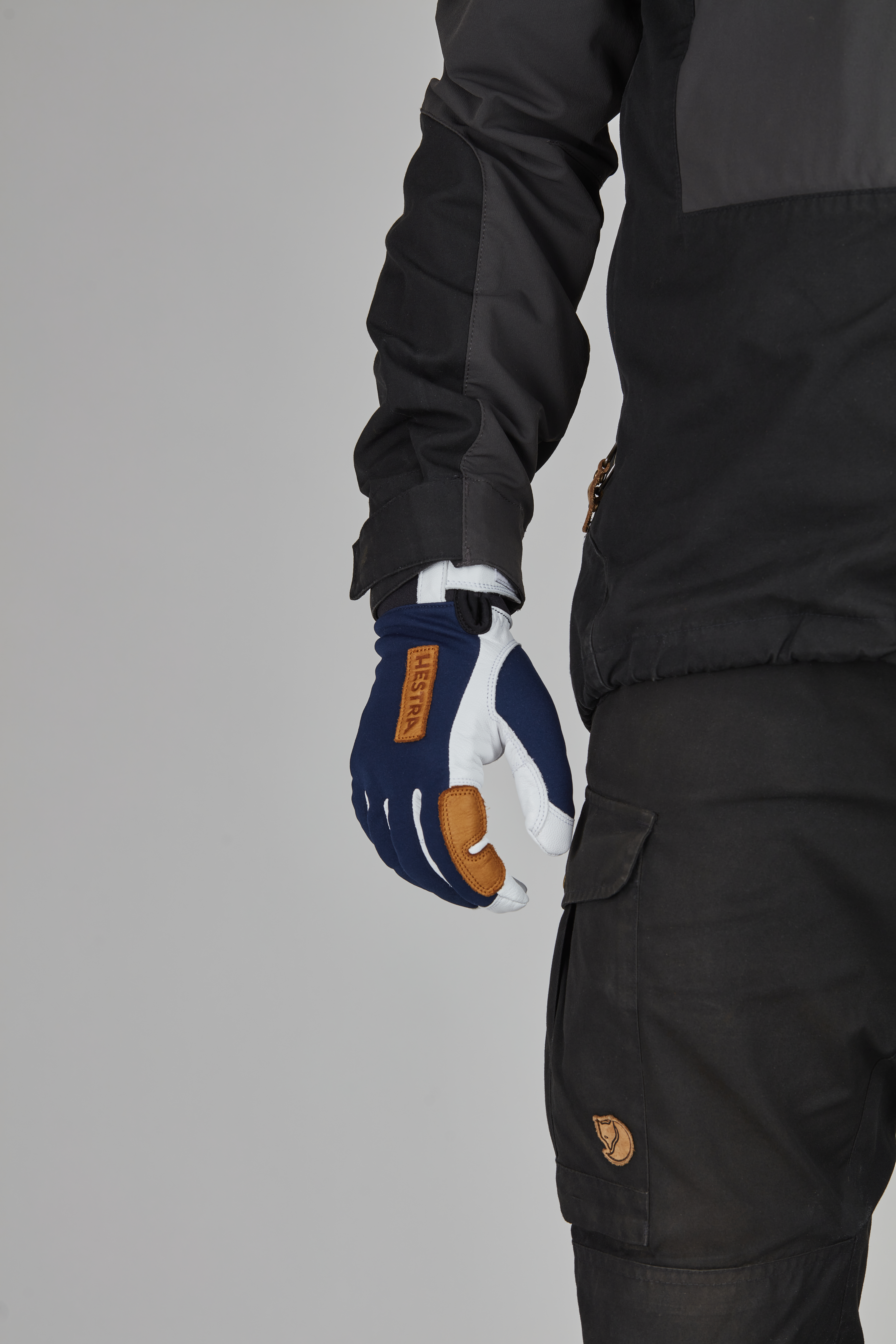 Ergo Grip Active Wool Terry - Navy & offwhite | Hestra Gloves