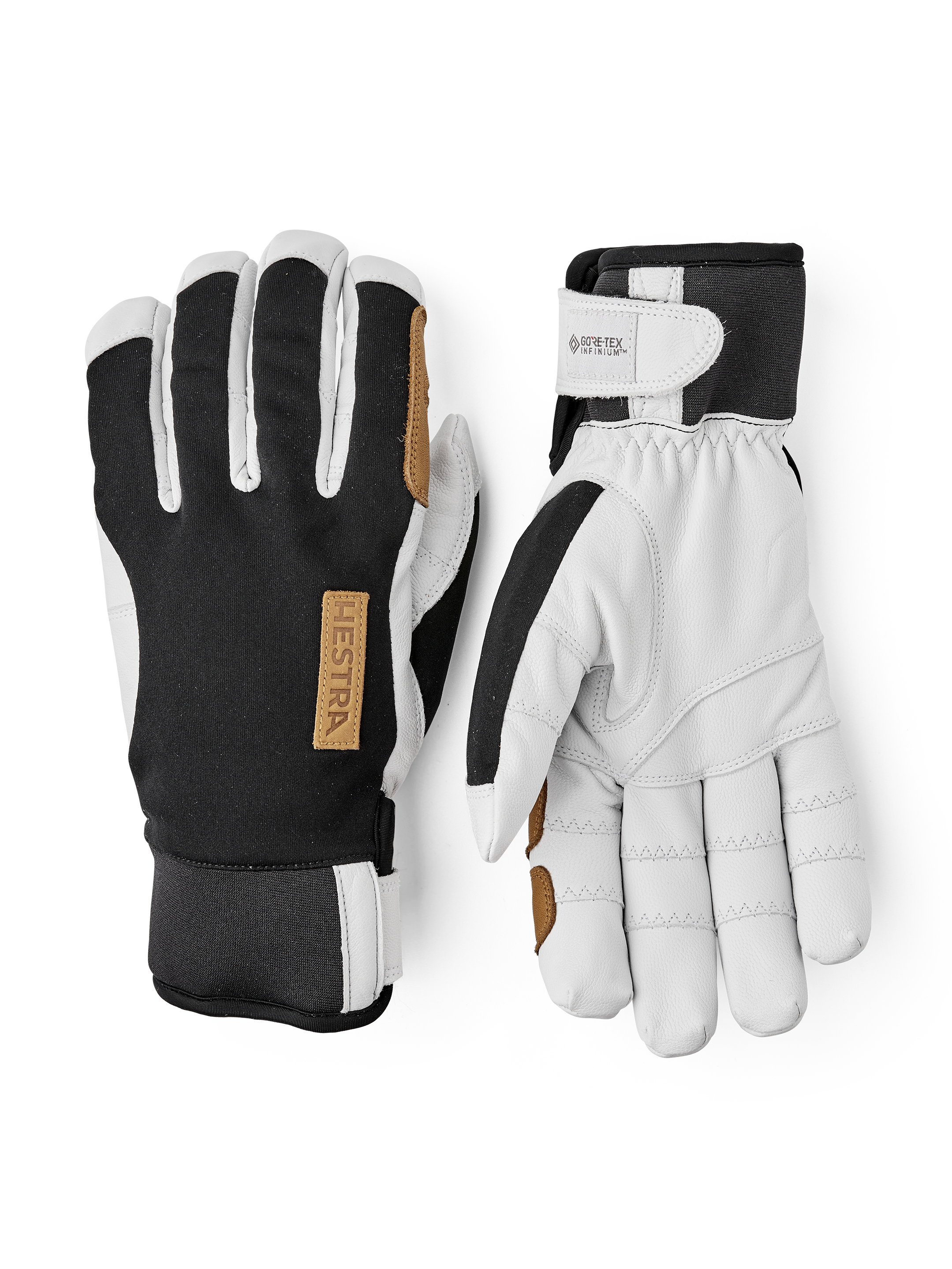 Ergo Grip Active Wool Terry - Black & offwhite | Hestra Gloves