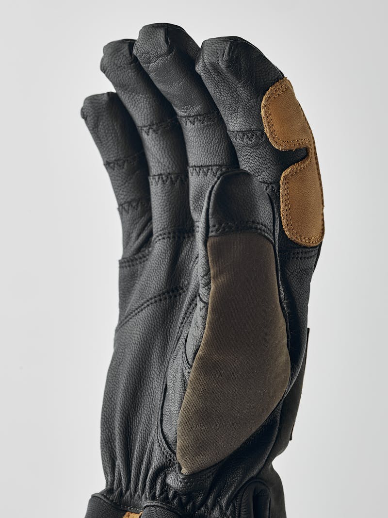 Green glove with black goat leather palm
 (2 of 8)