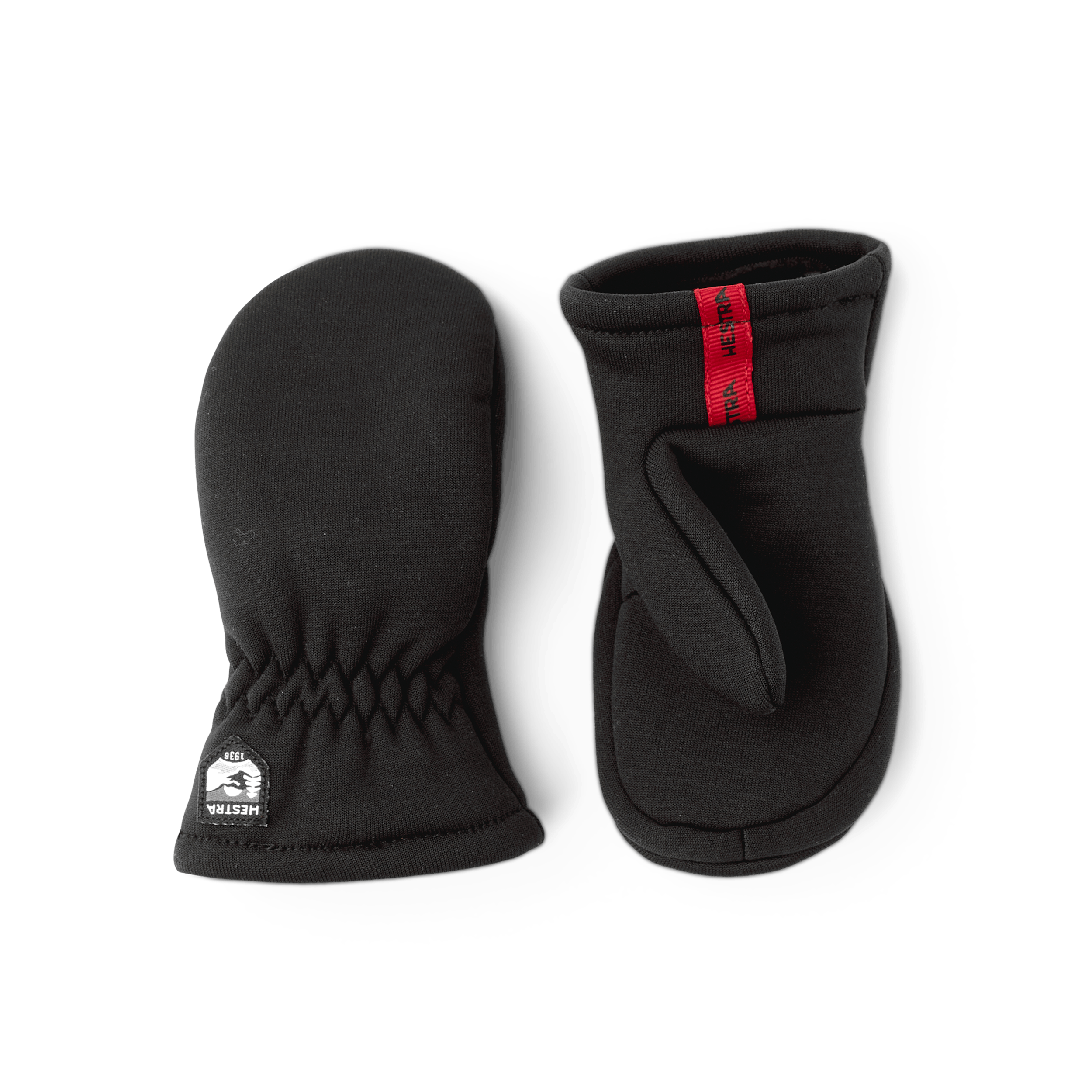 Schwarzer Fausthandschuh aus Fleece (1 oder 3)