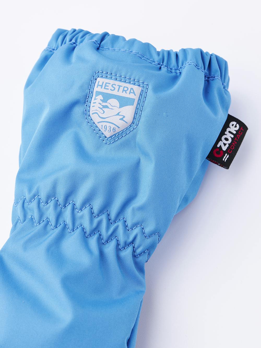 Turquoise fabric shell mitten (2 of 6)