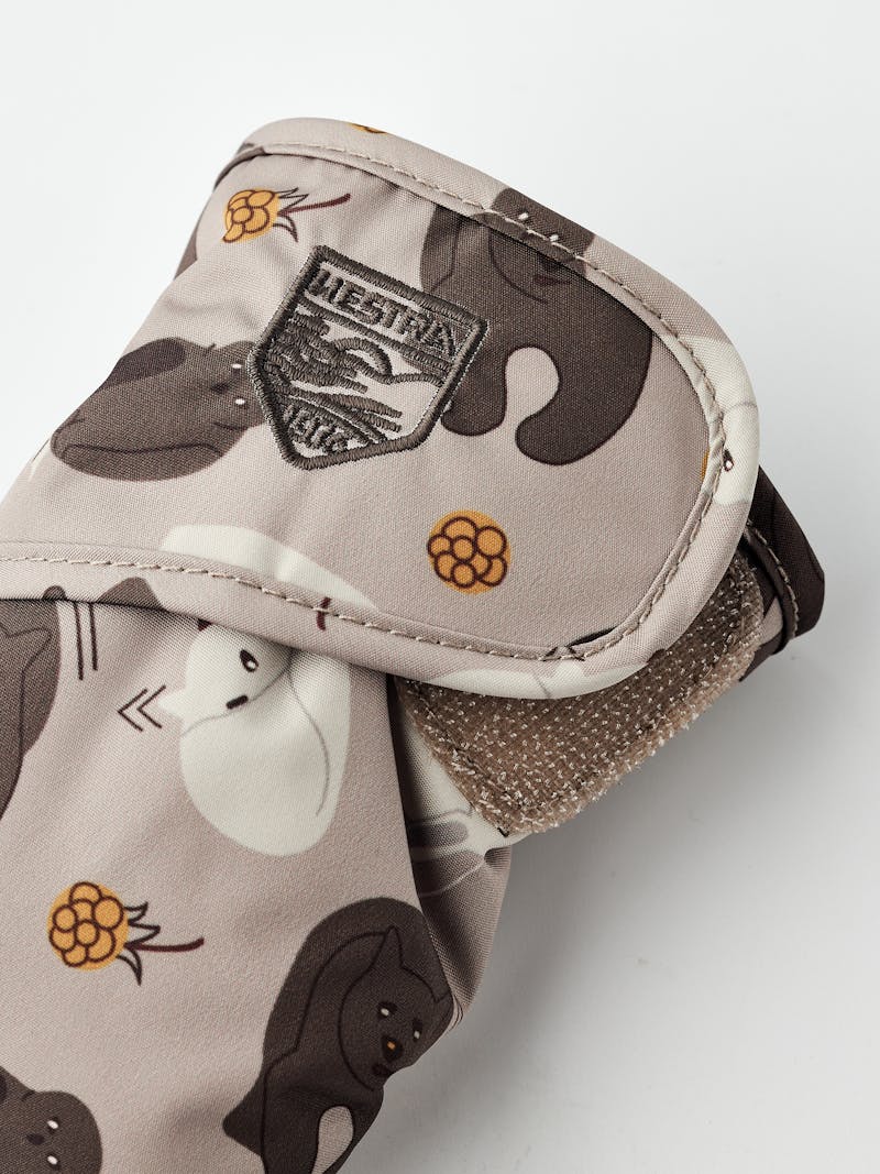 Beige print fabric mitten (2 of 2)