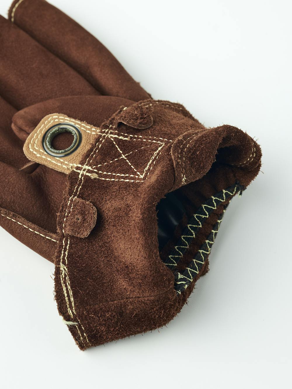 Brown cow nubuck outdoor glove (8 of 9)