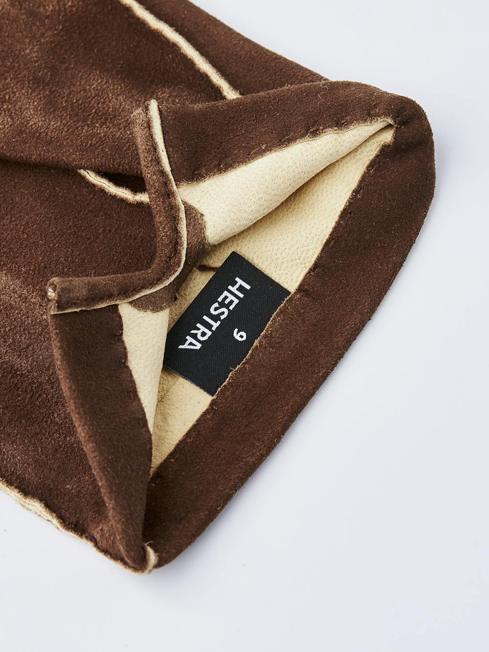 Brown hand-sewn suede glove
 (3 of 4)