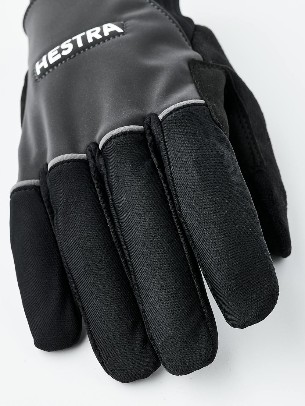 Bike Reflective Long 5-finger in the color Dark grey & black (5 of 7)