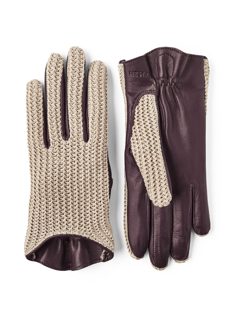 Melissa in the color Dark Plum / Beige (1 of 5)