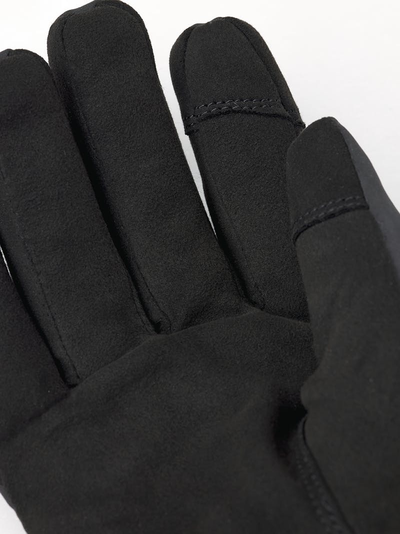 Glove with gray reflective back and black fabric palm
 (4 of 4)