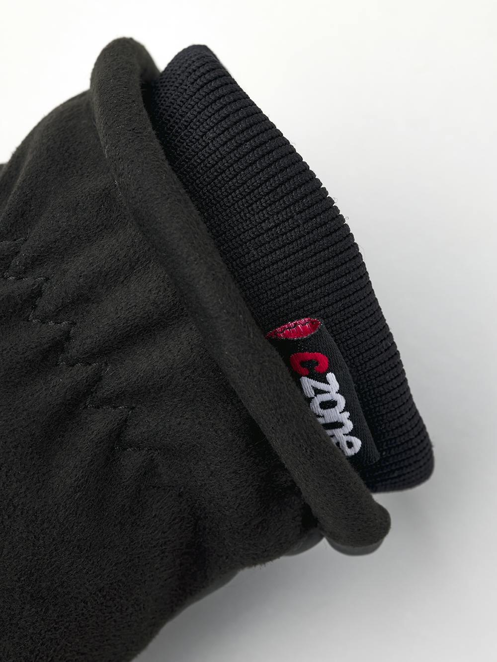 Handske med grå reflex på bakhanden och svart väv i innerhanden
(3 av 4)