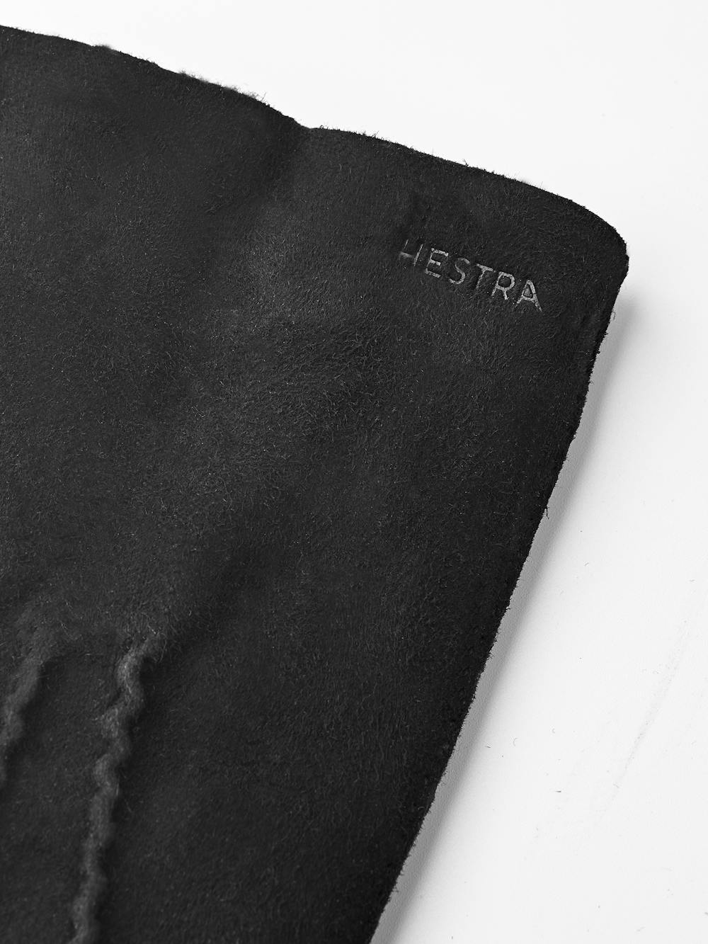 Black hand-sewn fur suede glove
(4 of 4)