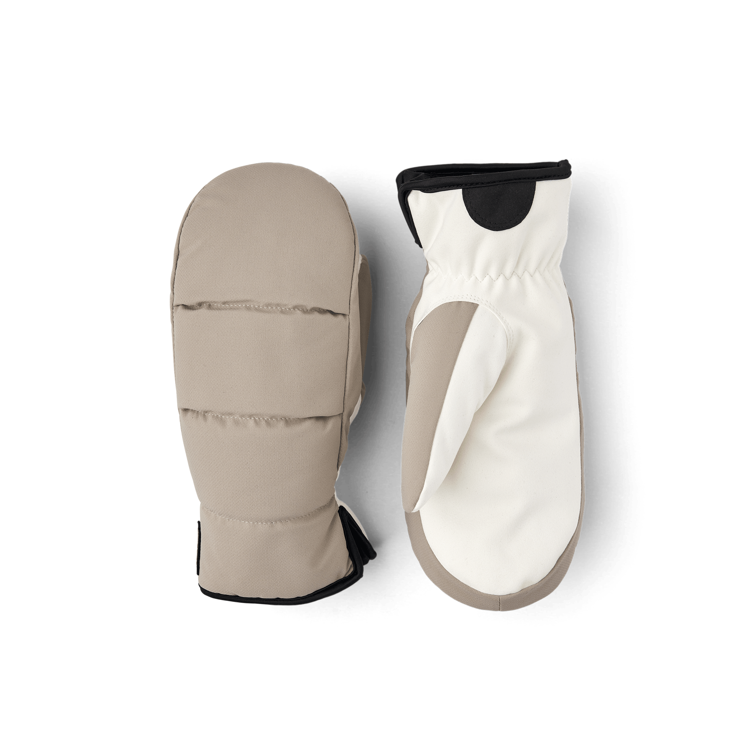 Beige fabric mitten with white palm
(1 of 5)