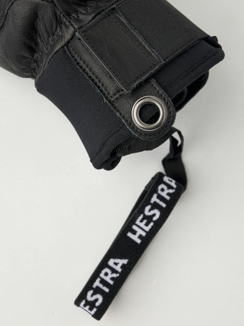 Black cow hide ski glove (2 of 3)