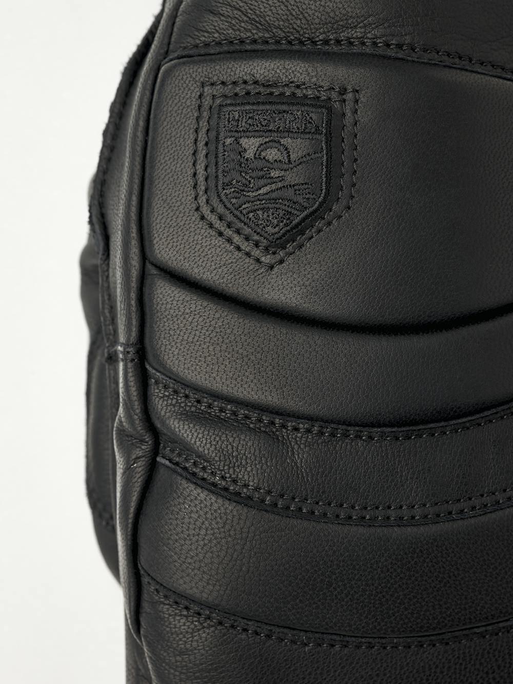 Black cow hide mitten (2 of 6)