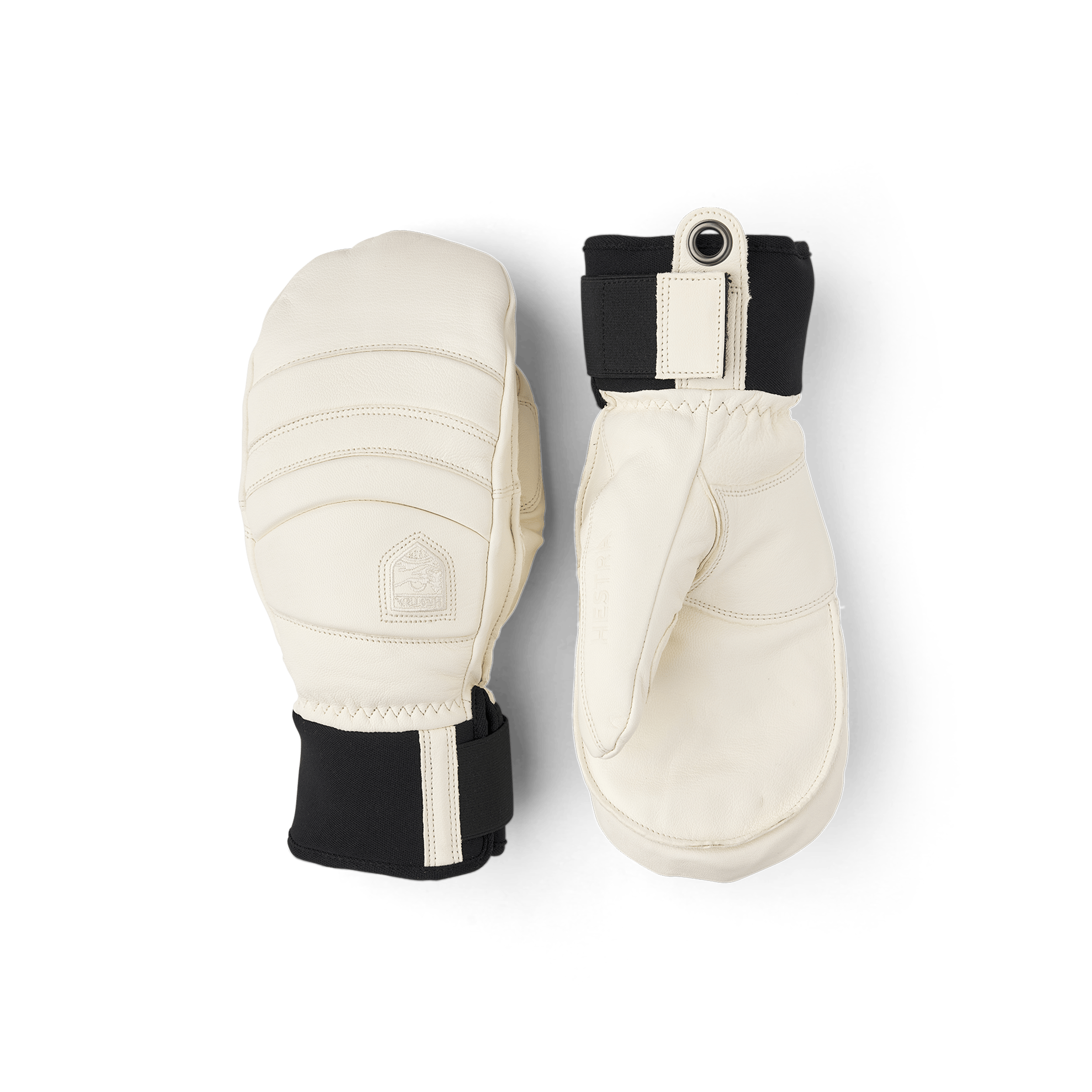 Weißer Fausthandschuh aus Rindsleder (1 oder 4)