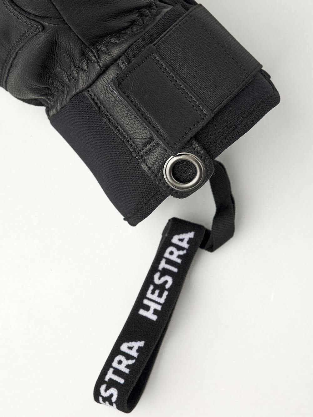 Black cow hide mitten (3 of 6)