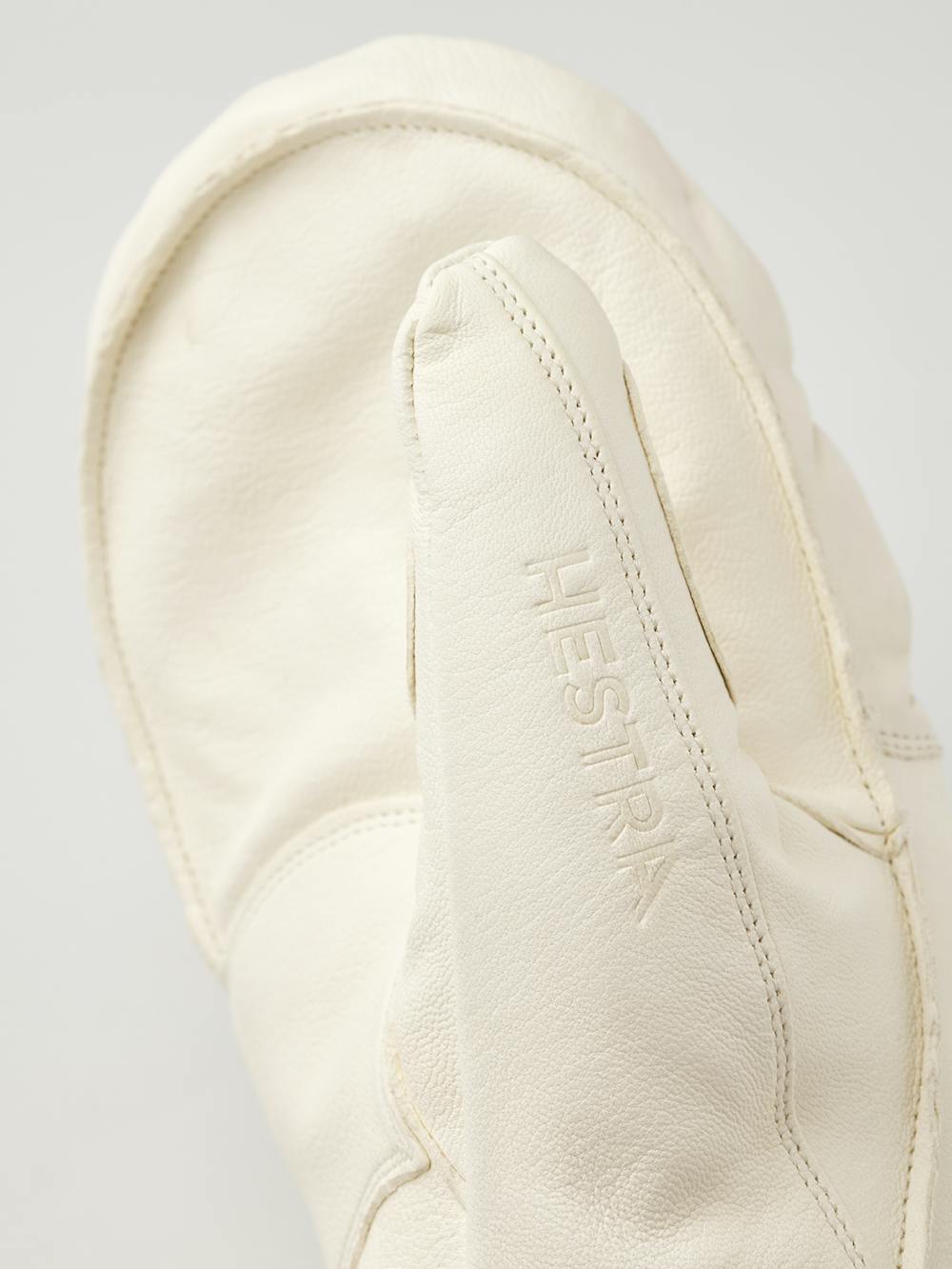 White cow hide mitten (3 of 4)