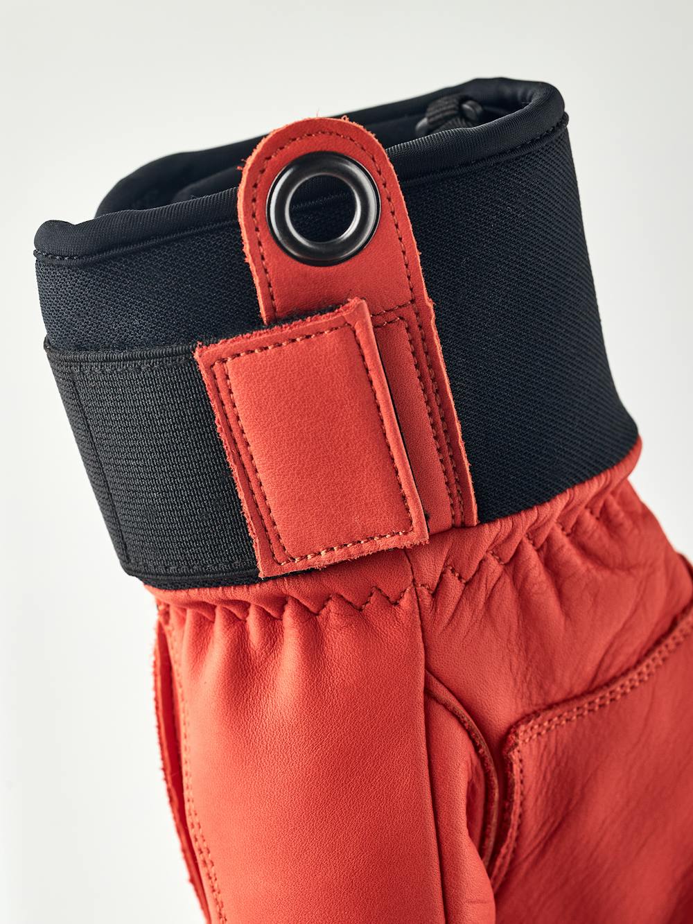 Light red cow hide three finger glove (5 of 7)
