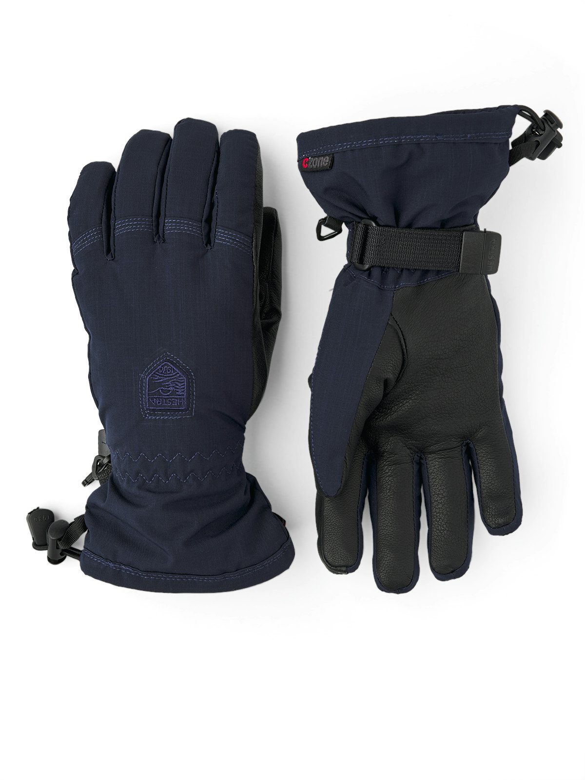 Hestra CZone Primaloft Inverno - 5 Finger Guantes de Esquí Mujer - navy