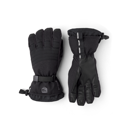 Hestra Guantes De Ciclismo De 5 Dedos - Ventair Long - Negro