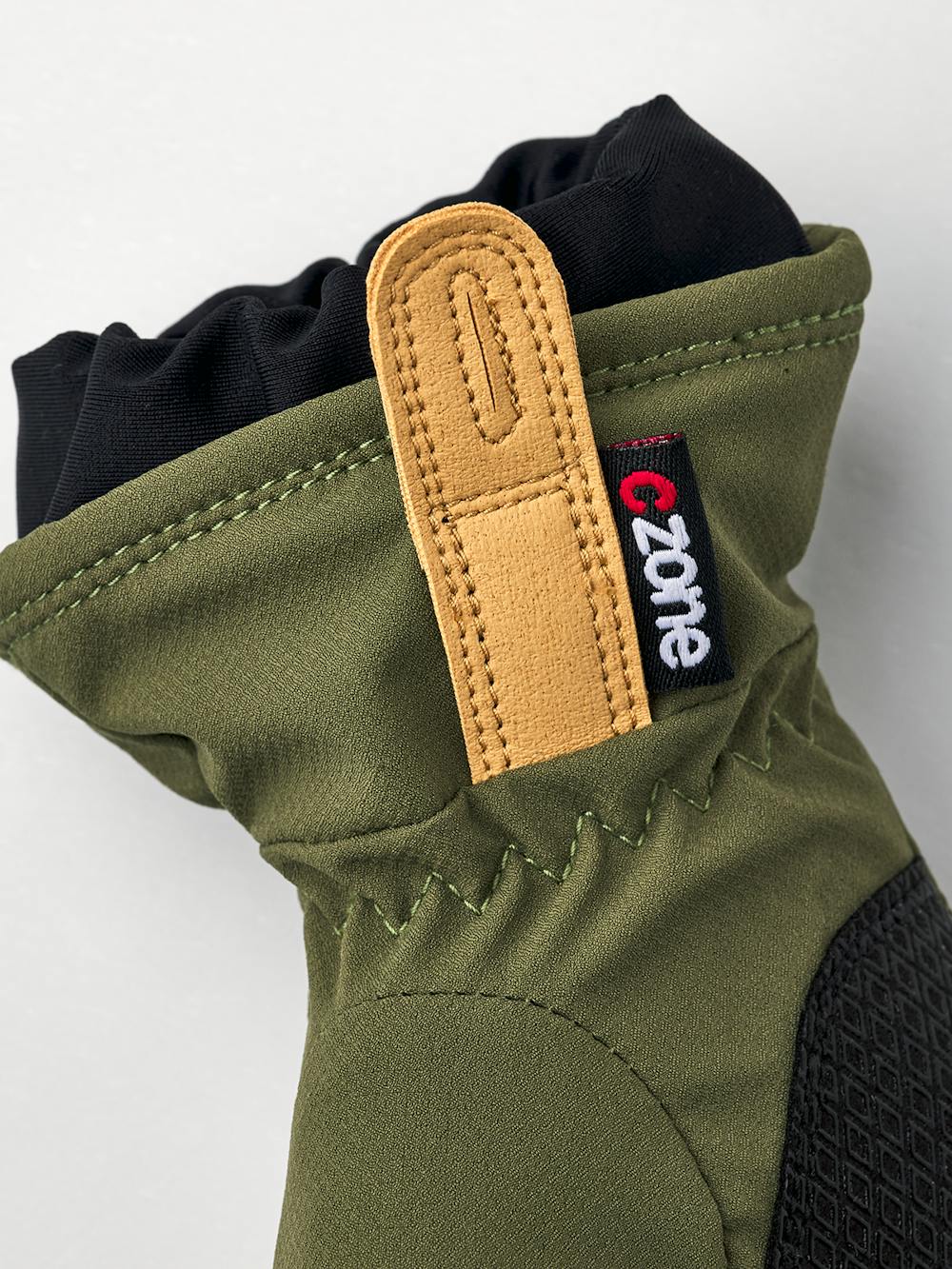 Moss green fabric children’s glove  (4 of 5)