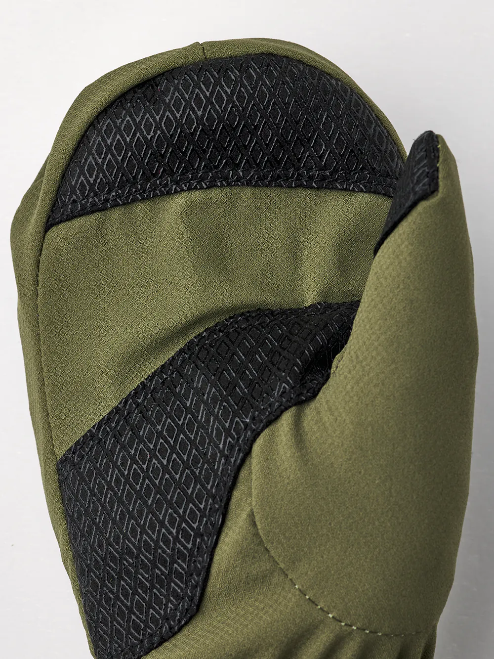 Moss green fabric mitten (5 of 6)