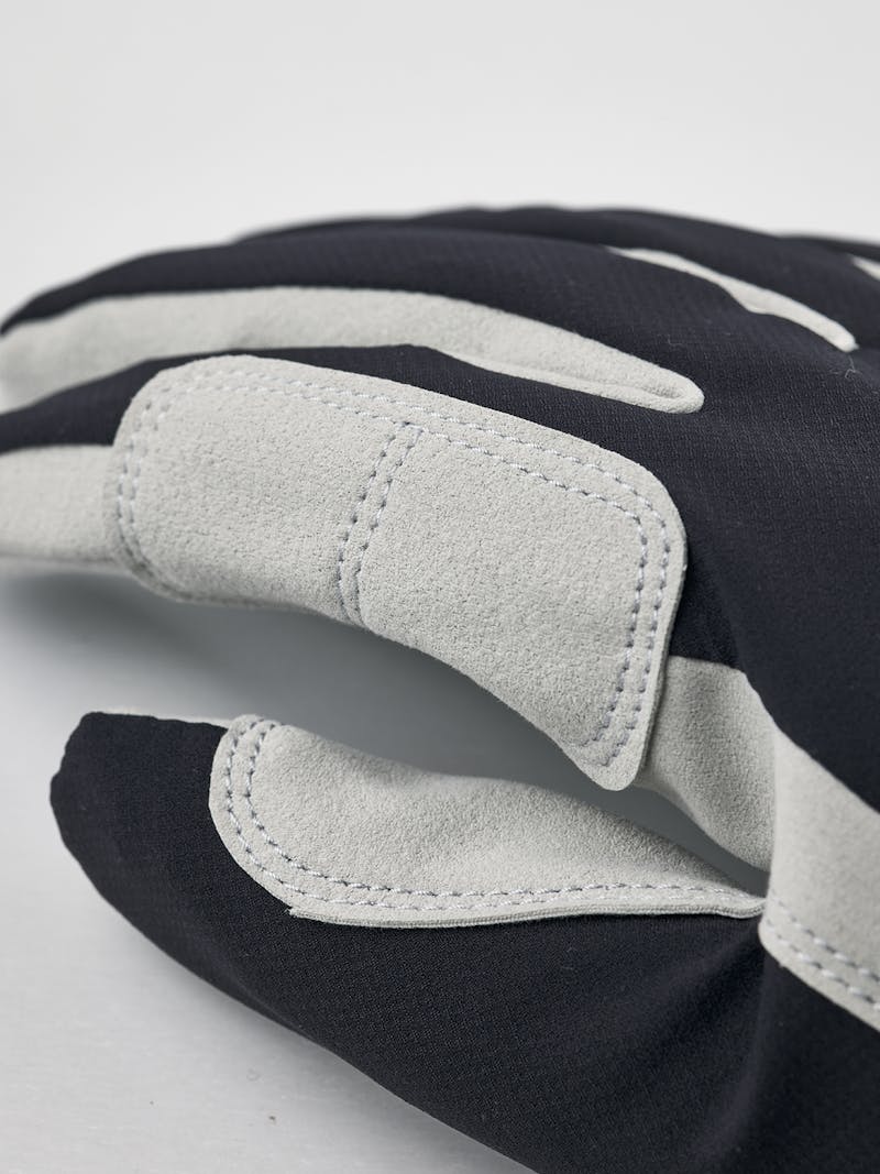 Black fabric outdoor glove with synthetic suede palm (5 of 14)