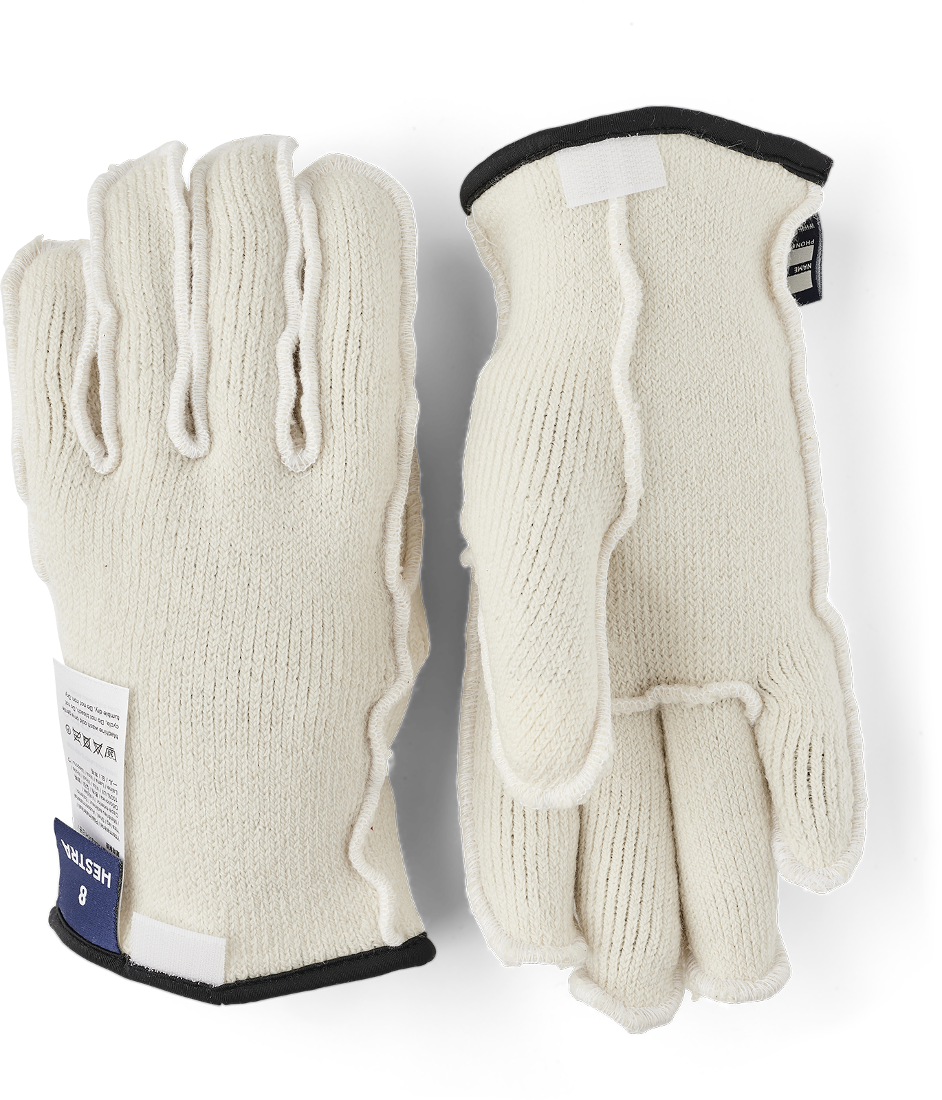 Wakayama Wool Liner 5-finger - Offwhite | Hestra Gloves