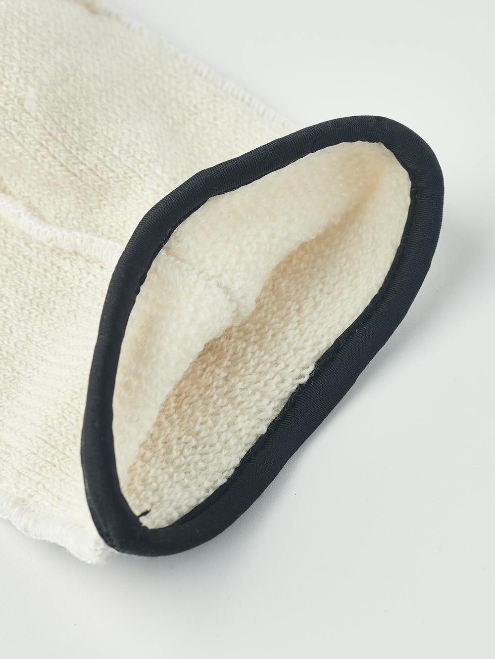 White machine-sewn liner glove (4 of 5)