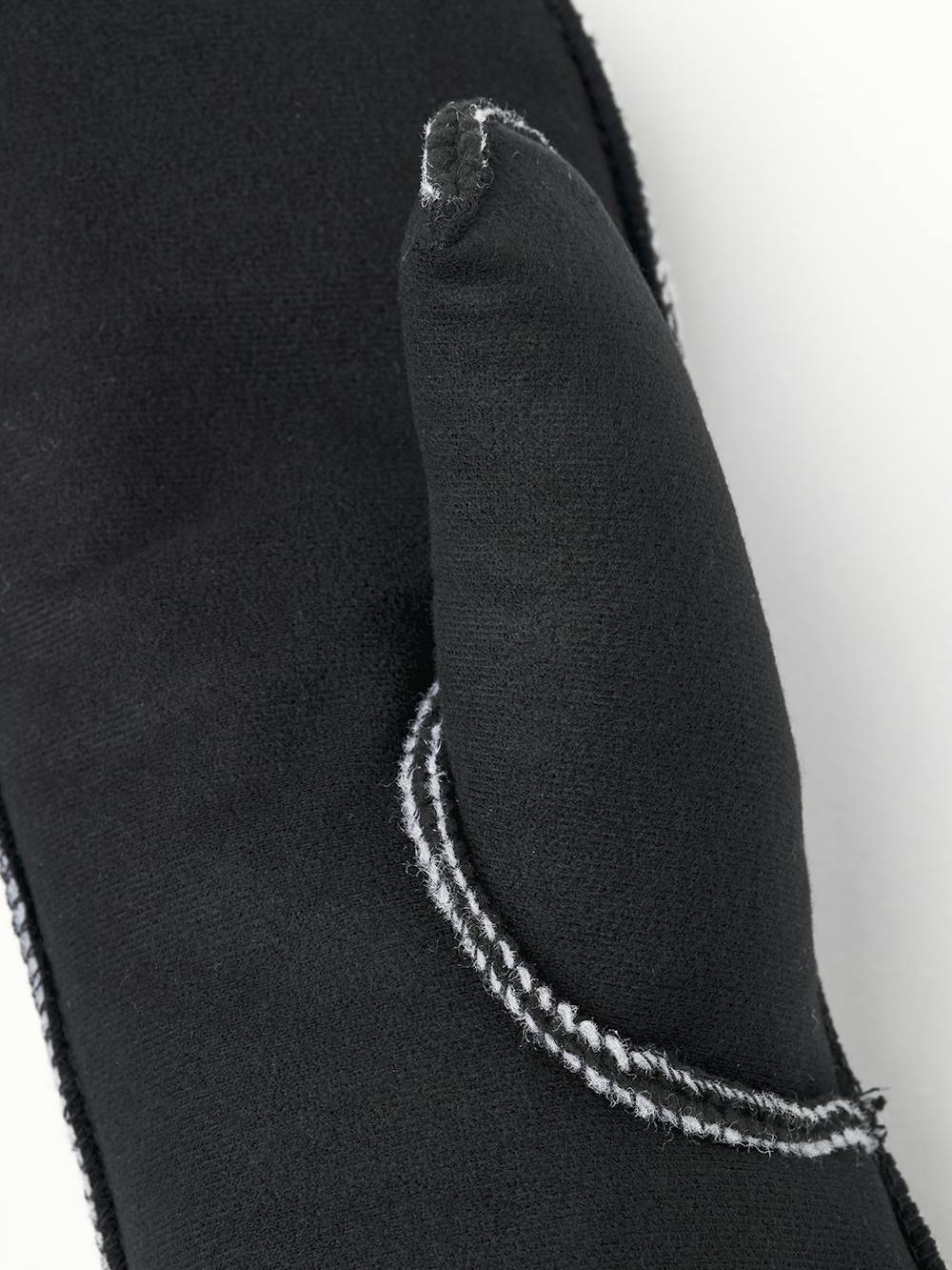 Svart maskinsytt tumfoder
(3 av 4)