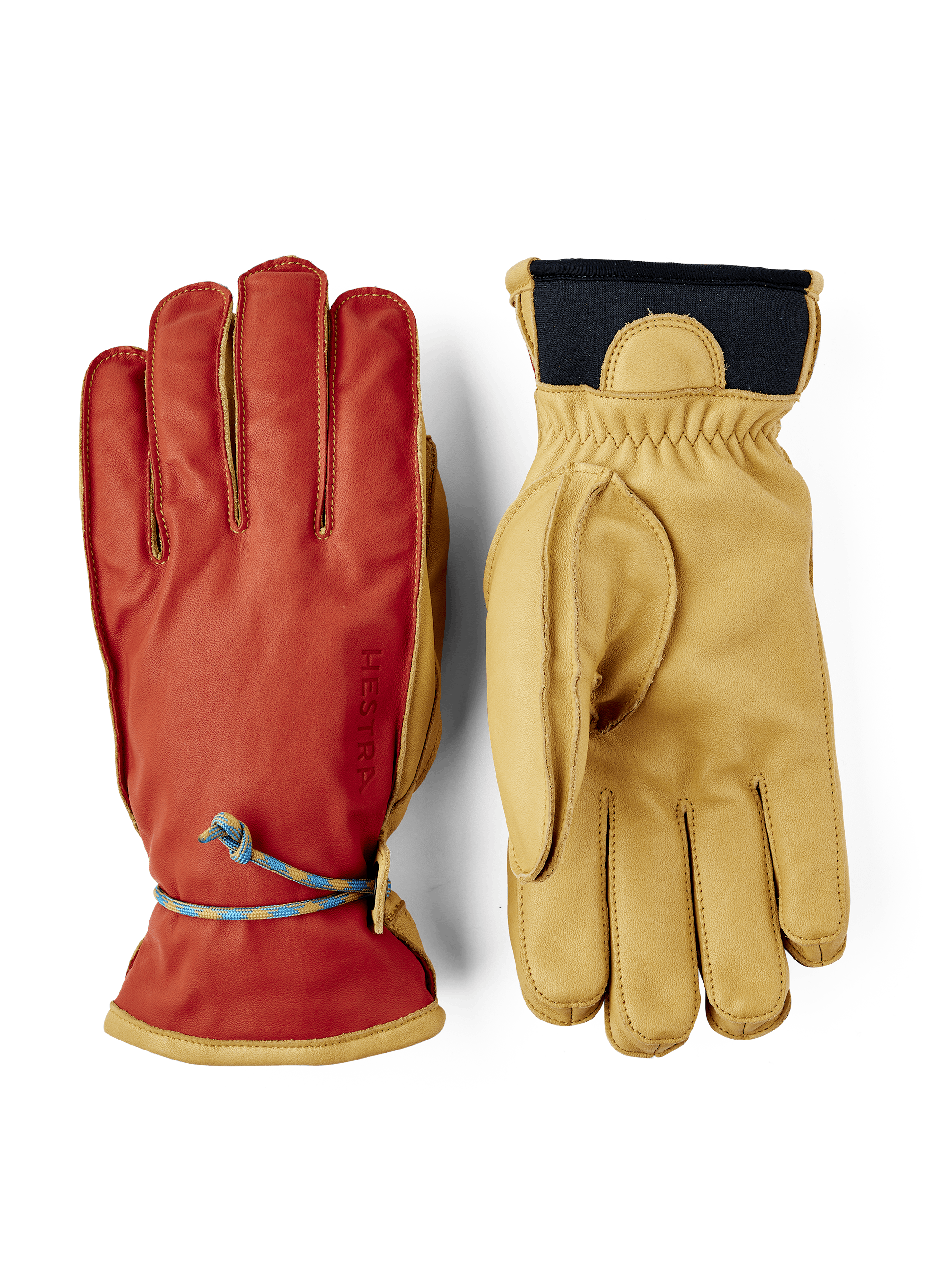 Wakayama 5-finger in the color Flame red / Tan (1 of 7)