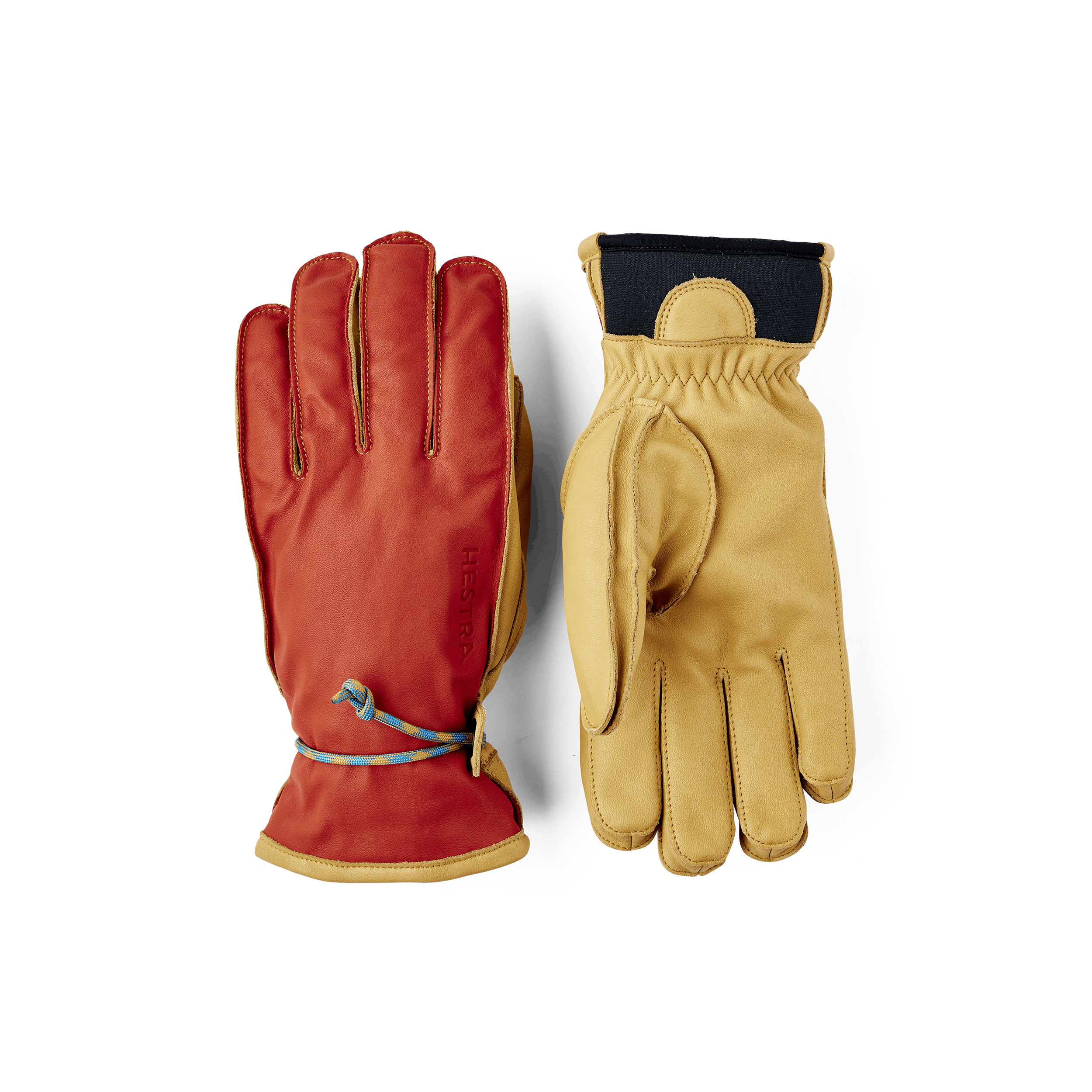 Wakayama 5-finger in the color Flame red / Tan (1 of 7)