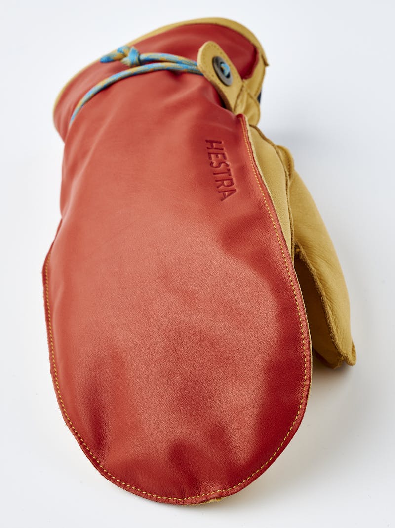 Wakayama Mitt in der Farbe Flammenrot / Hellbrau (4 oder 7)