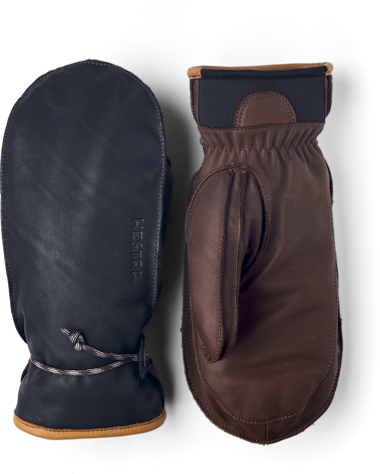 Wakayama Mitt - Navy & Brown | Hestra Gloves