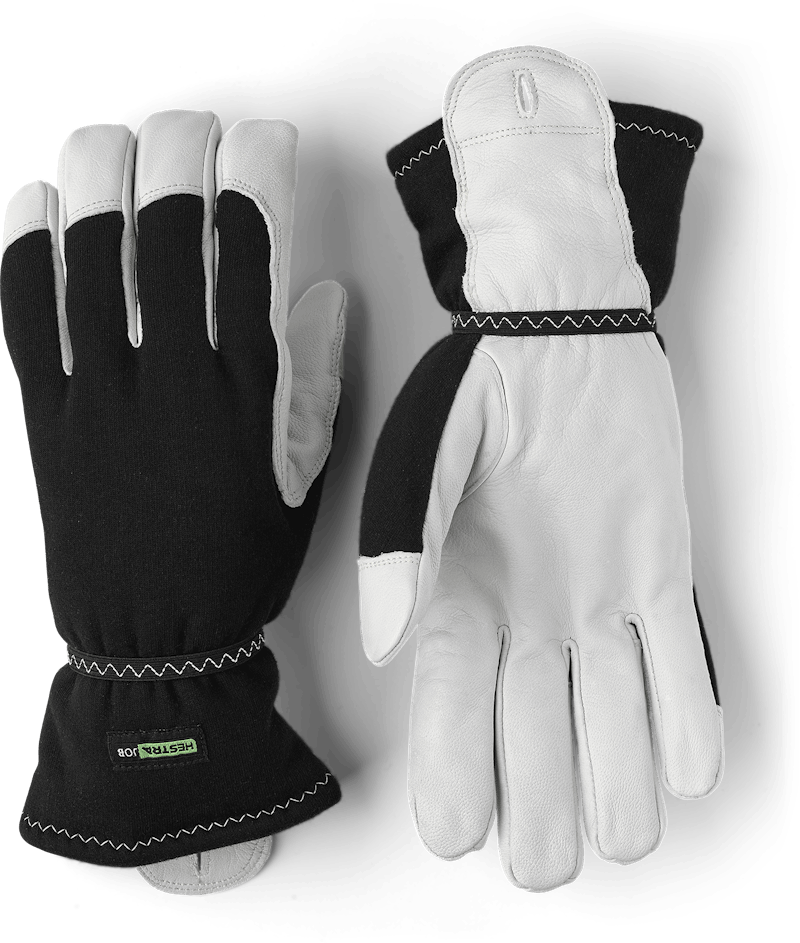 Ljusbåge handske fodrad in the color Black (1 of 5)