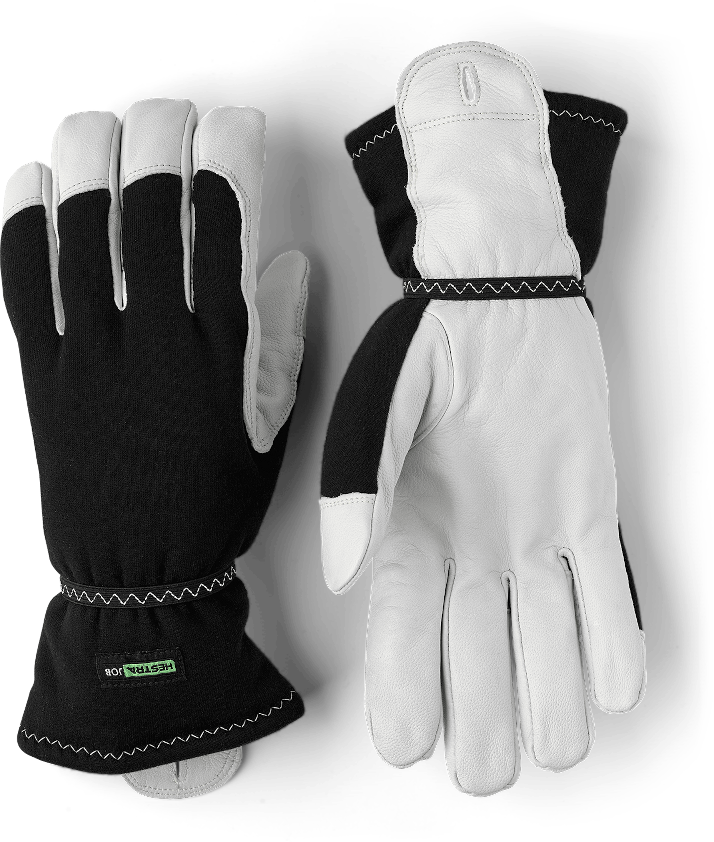 Ljusbåge handske fodrad in the color Black (1 of 5)