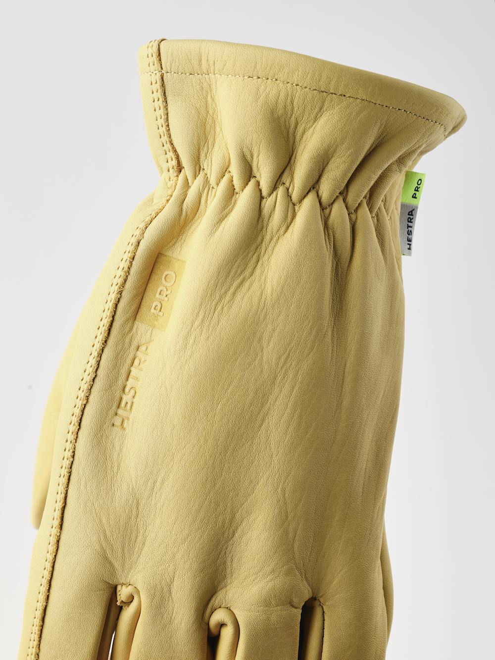 Drivers work glove in the color Yellow (3 of 5)