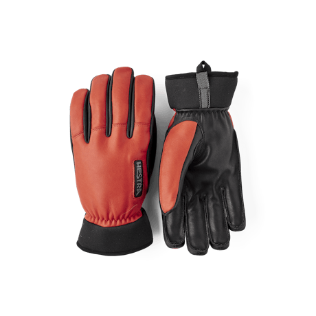 Army Leather Wool Terry 5-finger