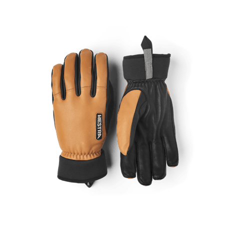 Army Leather Wool Terry 5-finger