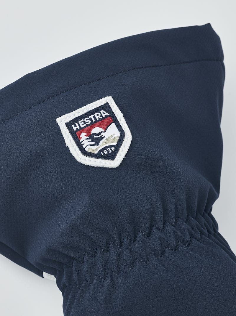 Dark blue ski glove with white goat leather palm  (2 of 6)