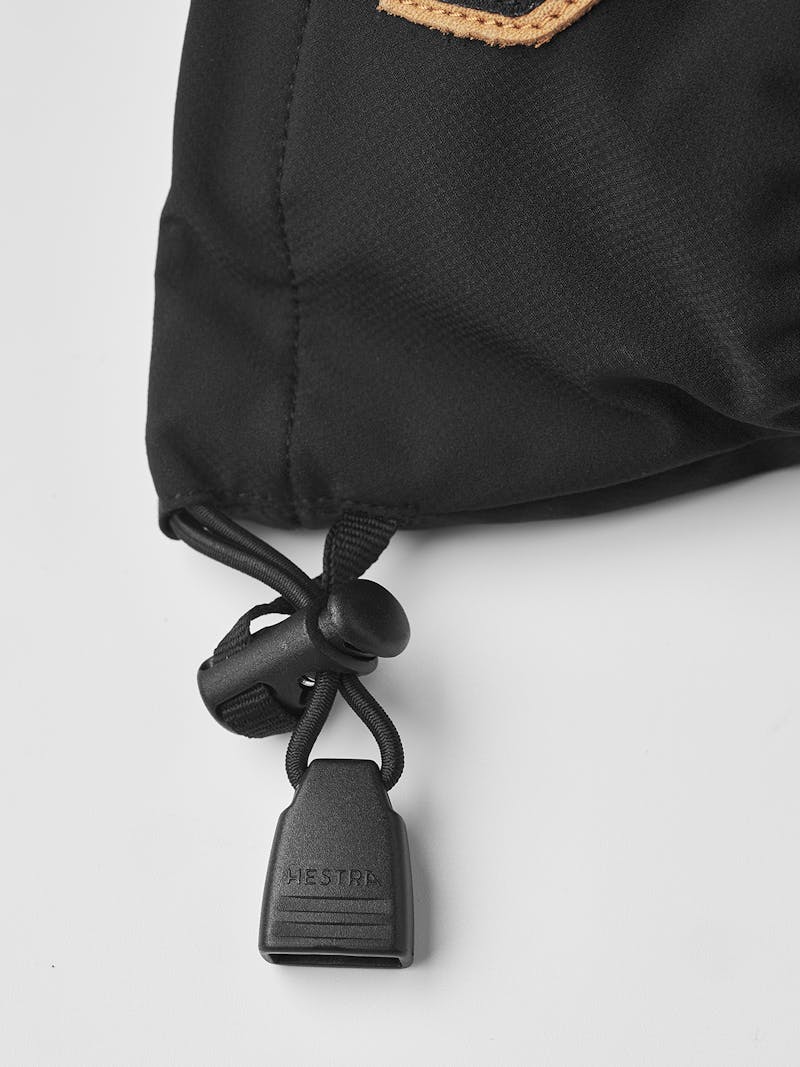 Black ski glove with white goat leather palm  (6 of 6)