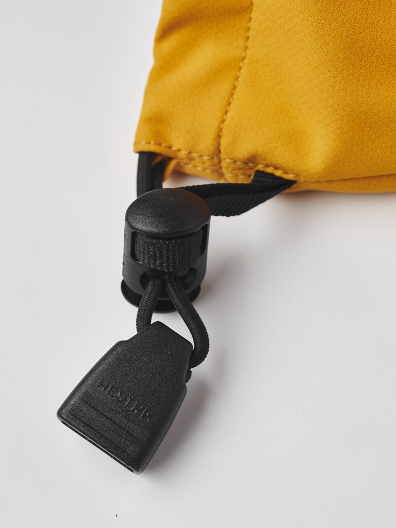 Orange ski glove with white goat leather palm (9 of 10)