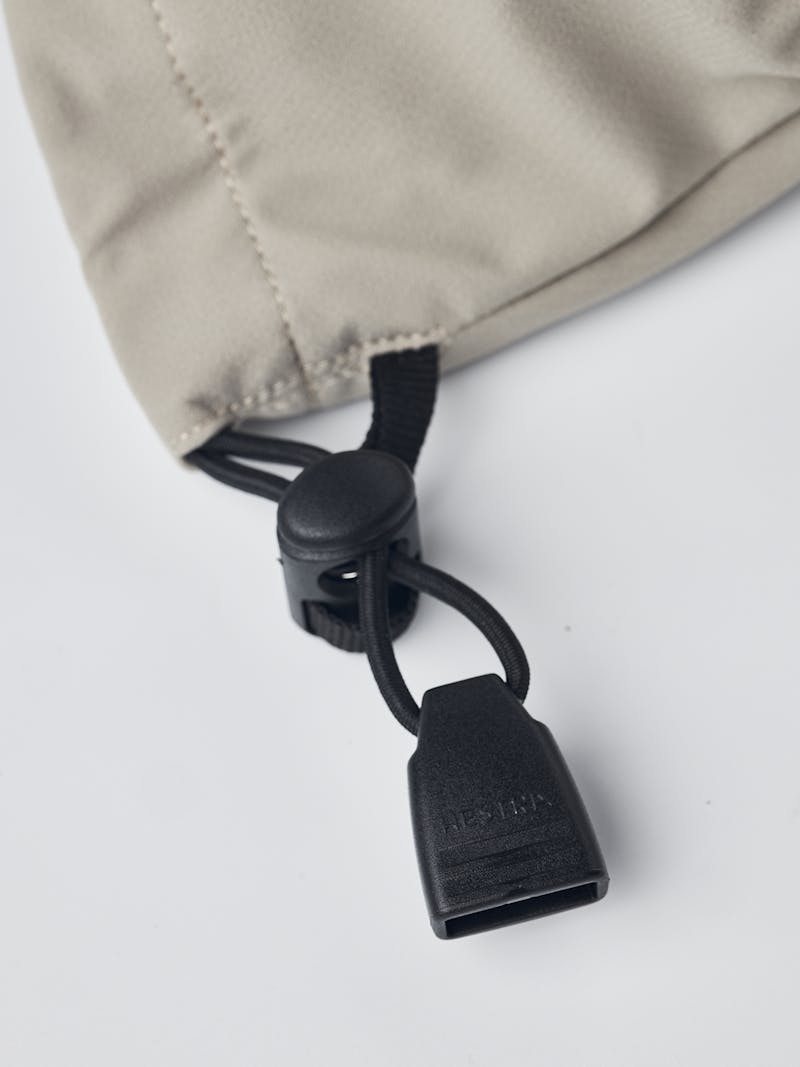 Beige ski glove with white goat leather palm (8 of 9)
