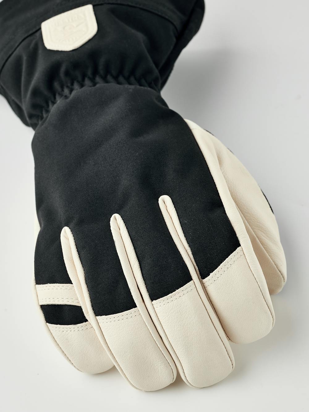 Black ski glove with white goat leather palm (3 of 6)