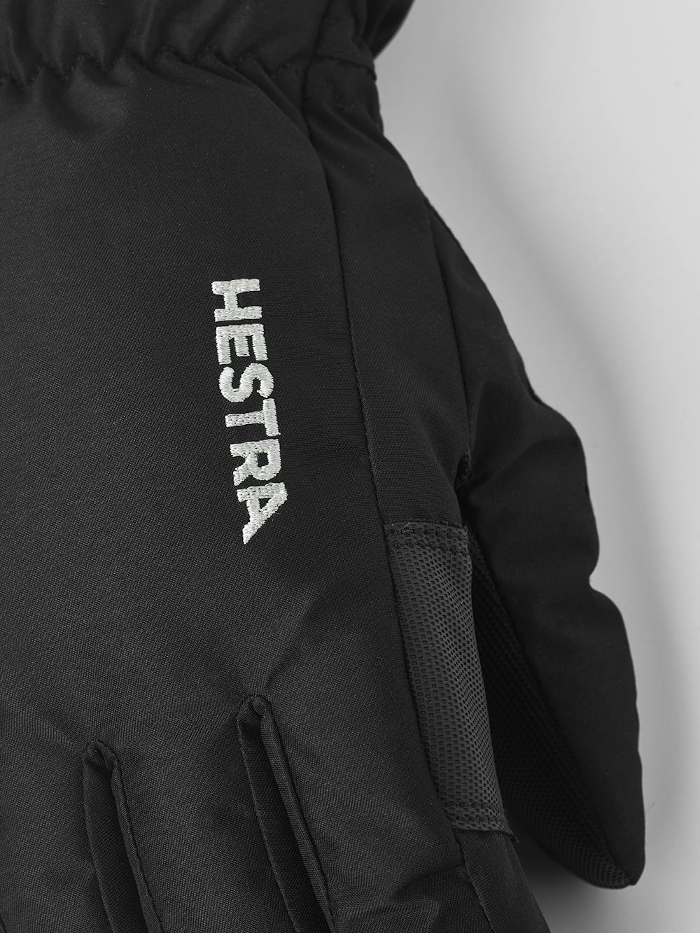 Svart skidhandske i tyg med innerhand i syntetmaterial
 (5 av 5)