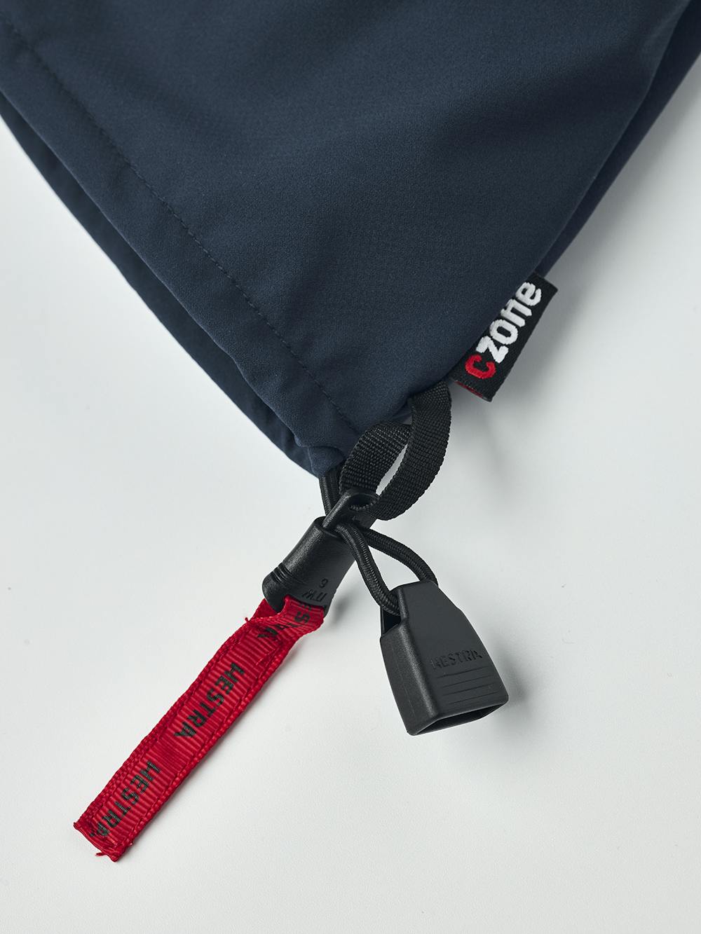 Dark blue fabric mitten with black synthetic palm (4 of 4)