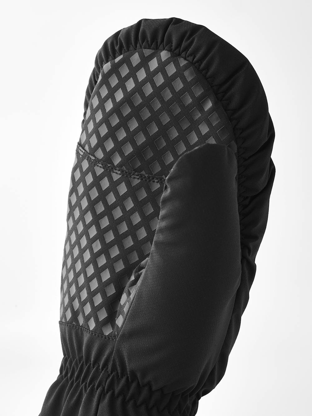 Schwarzer Fausthandschuh aus Stoff (2 oder 6)